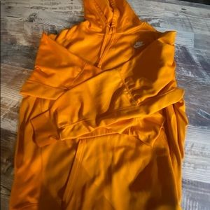Orange Nike hoodie